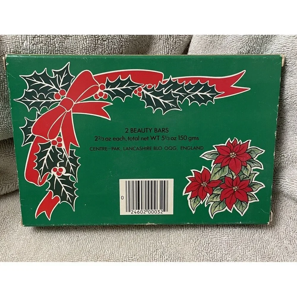 Luxury Hand Milled Picture Soaps‎ England Merry Christmas Trees New Box England
